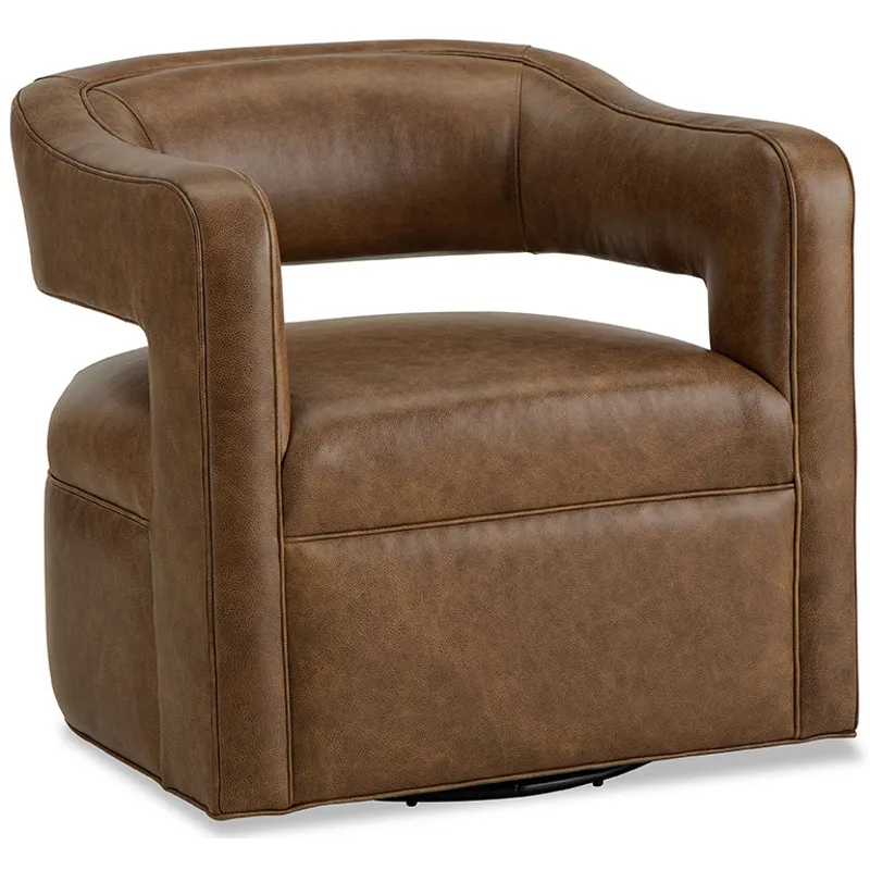 CM Leather Swivel Chair