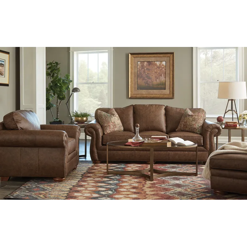CM Leather 3 Over 3 Sofa