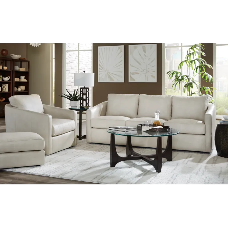 CM Leather 3 Over 3 Sofa