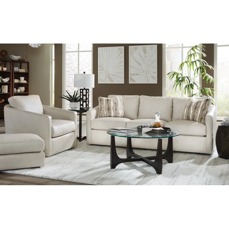 CM Leather 3 Over 3 Sofa