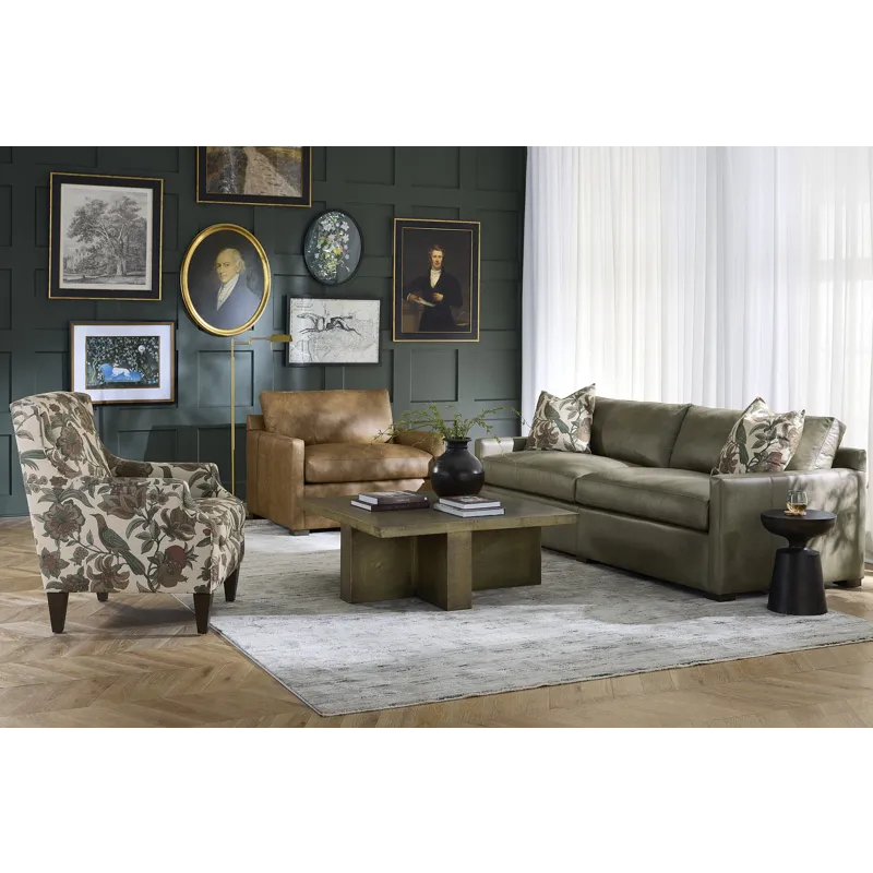 CM Leather 2 Over 2 Sofa