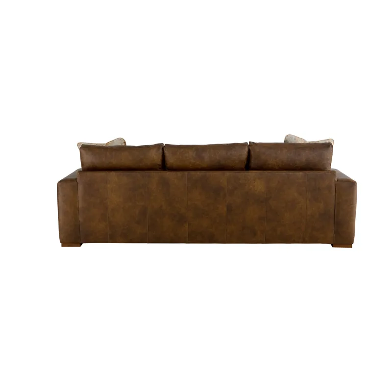 CM Leather 3 Over 3 Sofa