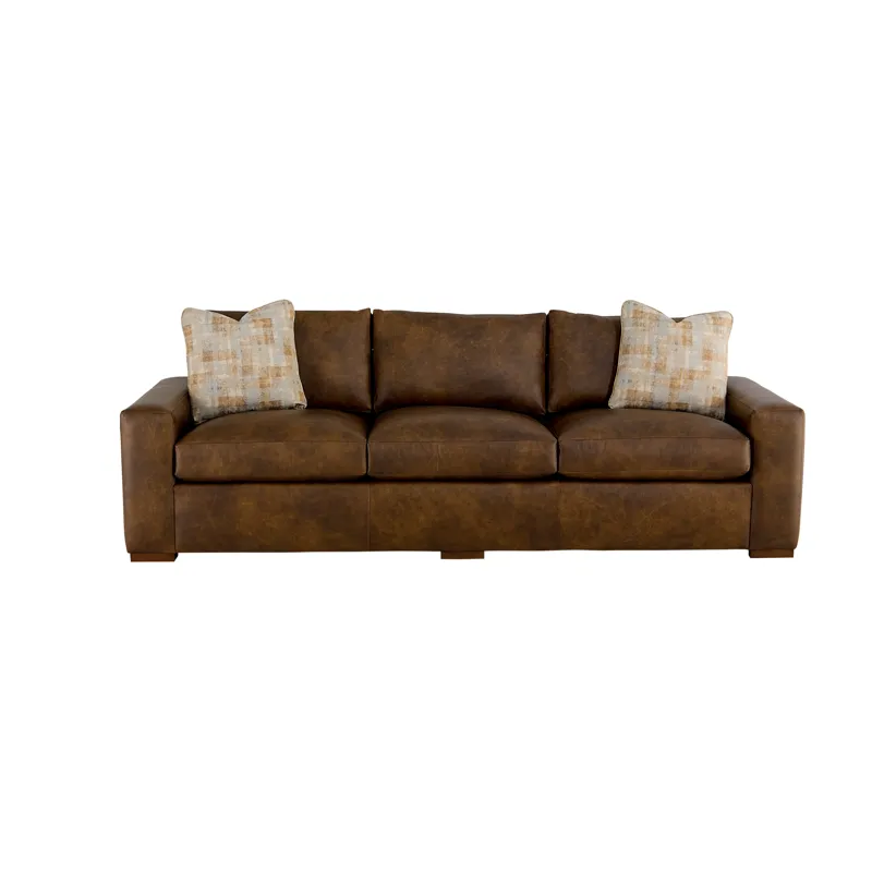 CM Leather 3 Over 3 Sofa