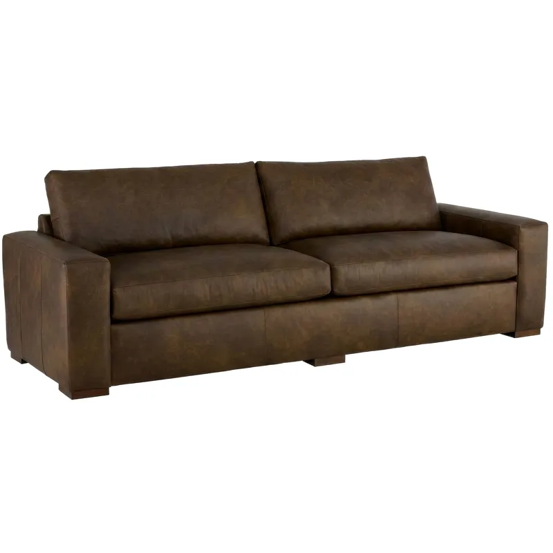CM Leather 2 Over 2 Sofa