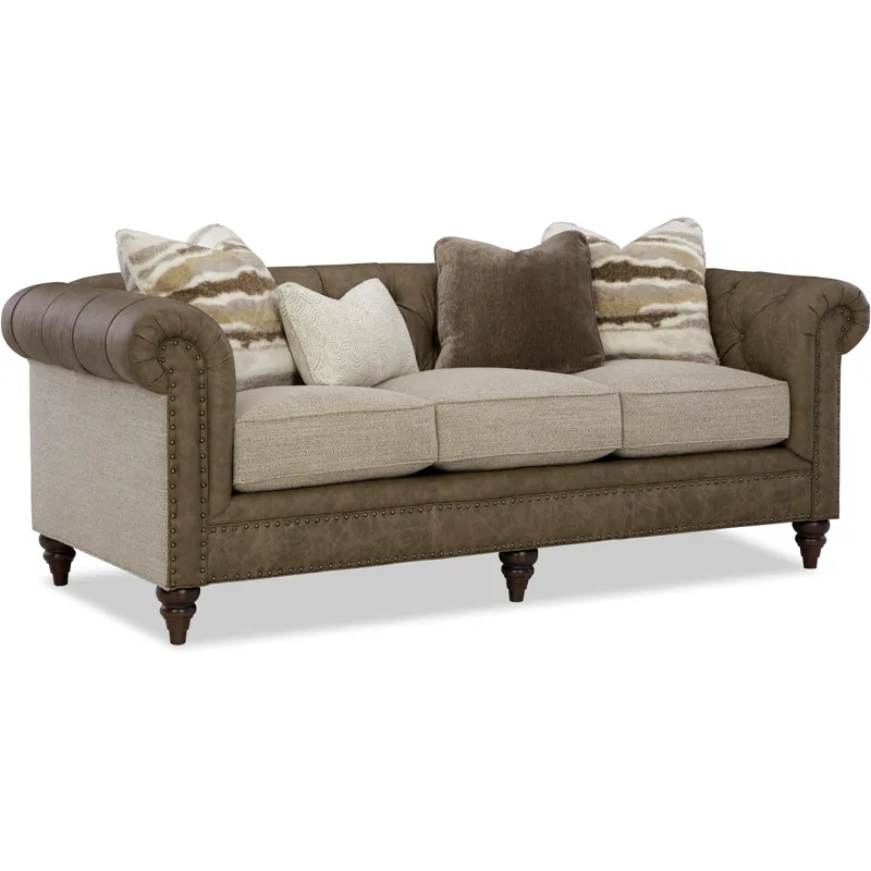 Custom Blends Tufted Back Sofa
