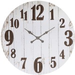 Round MDF & Metal Clock