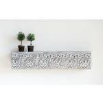 Metal Wall Shelf - Distressed Zinc Finish