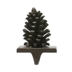 Cast Iron Pinecone Stocking Holder
