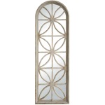 Fir Wood Framed Mirror Natural Finish