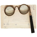 Brass & Resin Spectacle Magnifying Glass