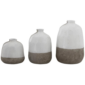 Terracotta Vases - Set of 3