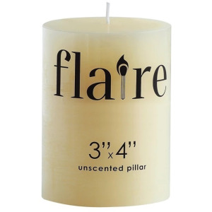 Unscented Pillar Candle
