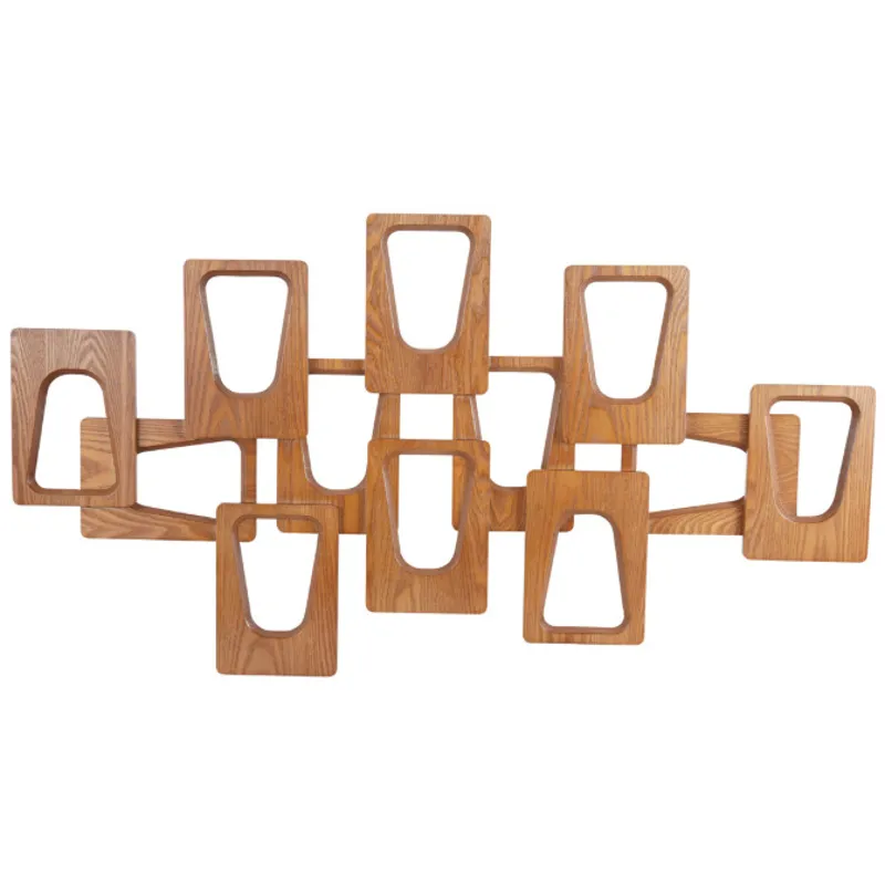 MDF Mid-Century Modern Wall Decor (Hangs Vertically &amp; Horizontally)