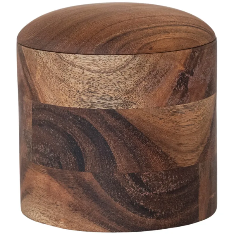 Acacia Wood Container with Lid