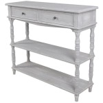 Weston Chalk Grey 2 Drawer Console