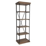 La Salle Metal And Wood Etagere