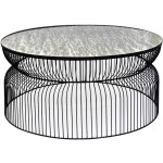 Montreal Round Metal Wire Cocktail Table