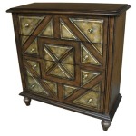Gold Canyon Tall 4 Door Raised Panel Chest
