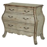 Victoria 3 Drawer Shaped Bombe Chest