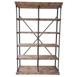 La Salle Metal And Wood Bookshelf