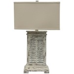 Antique Shutter Table Lamp