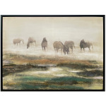 Grazing Stallions