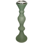 Lila Medium Grass Green Pillar Candle Holder