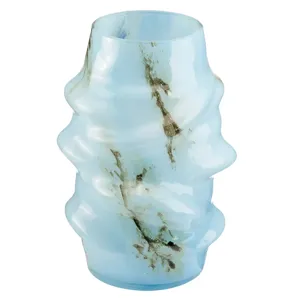 Aged Sky Blue Vase