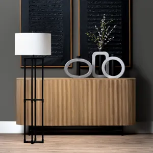 Crosby Oval Modern Textured Vase