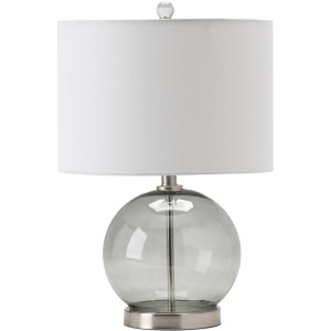 Smoke Glass Table Lamp