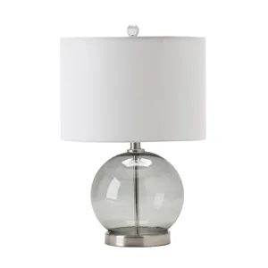 Smoke Glass Table Lamp