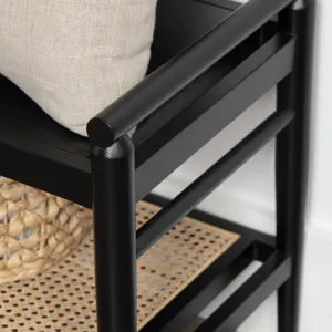 Black Accent Bench