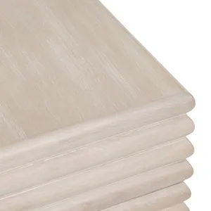 Square Reeded Accent/end Table
