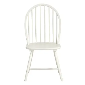 Set Of 2 White Dining Chairs
