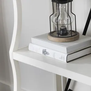 4 Shelf White Etagere/bookcase