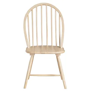 Set Of 2 Natural Dining Chairs