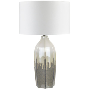 Set Of 2 Ceramic Table Lamp With Linen Shade