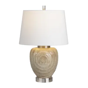 Ceramic Table Lamp With Linen Shade