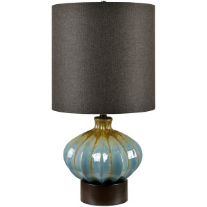 Ceramic Table Lamp With Linen Shade