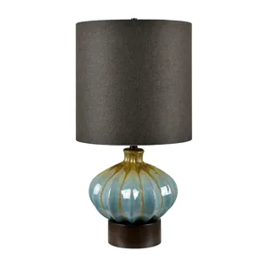 Ceramic Table Lamp With Linen Shade