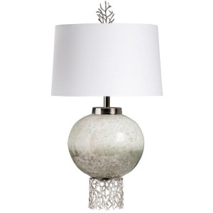 Silver Coral Table Lamp