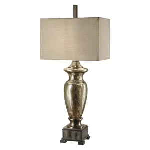 Antique Murcury Glass Table Lamp