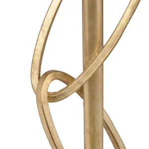 Metal Floor Lamp With Linen Shade