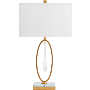 Ashford Bubble Glass Teardrop Table Lamp