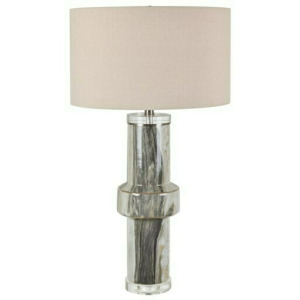 Banner Column Table Lamp