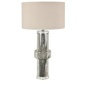 Banner Column Table Lamp
