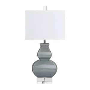 GREY DELILAH TABLE LAMP