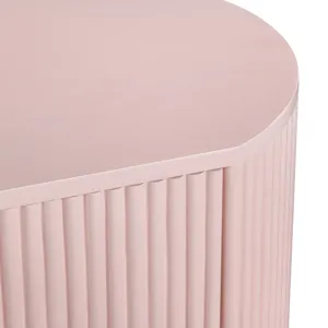 3-drawer Pink Accent Chest