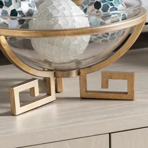 Classic Bowl With Greek Key Base