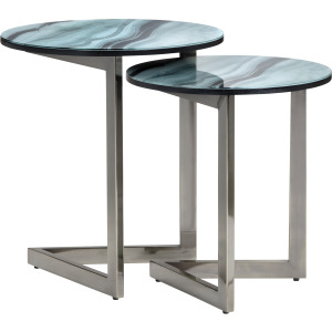 2 Piece Nesting Table Set